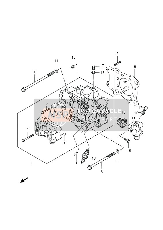 0910310276, Bolt (10X175), Suzuki, 1